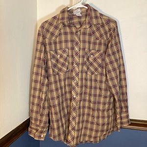 Vintage Western Pearl Snap Shirt